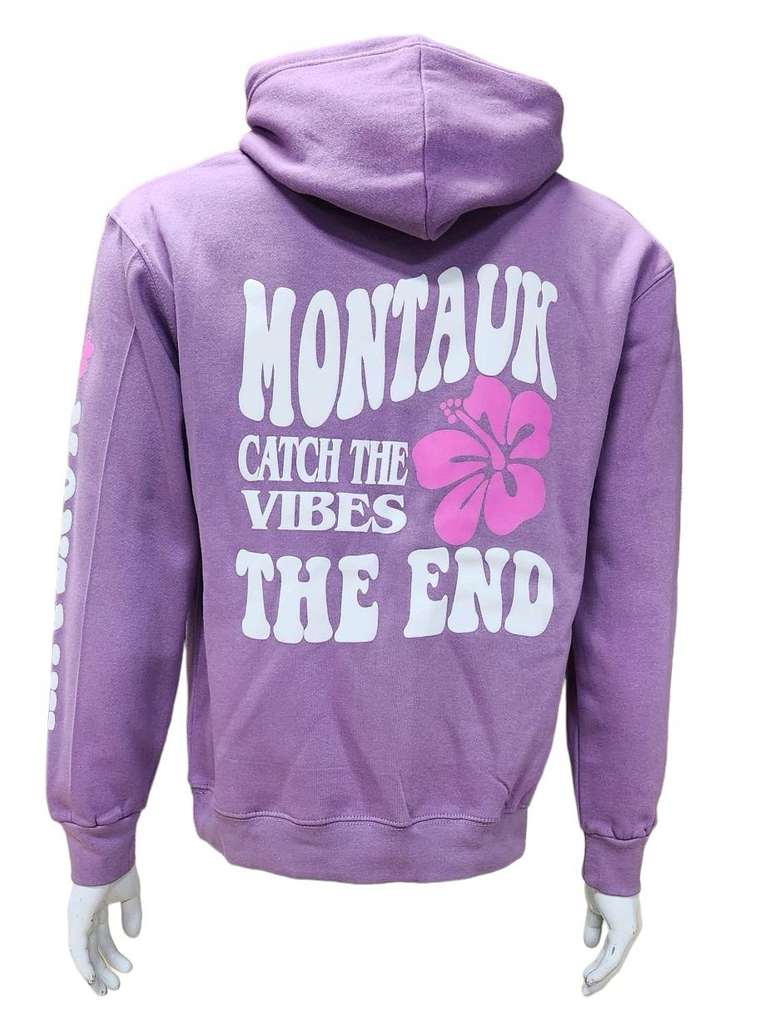 Adult Unisex Montauk The End Catch the Vibes Pullover Hoodie