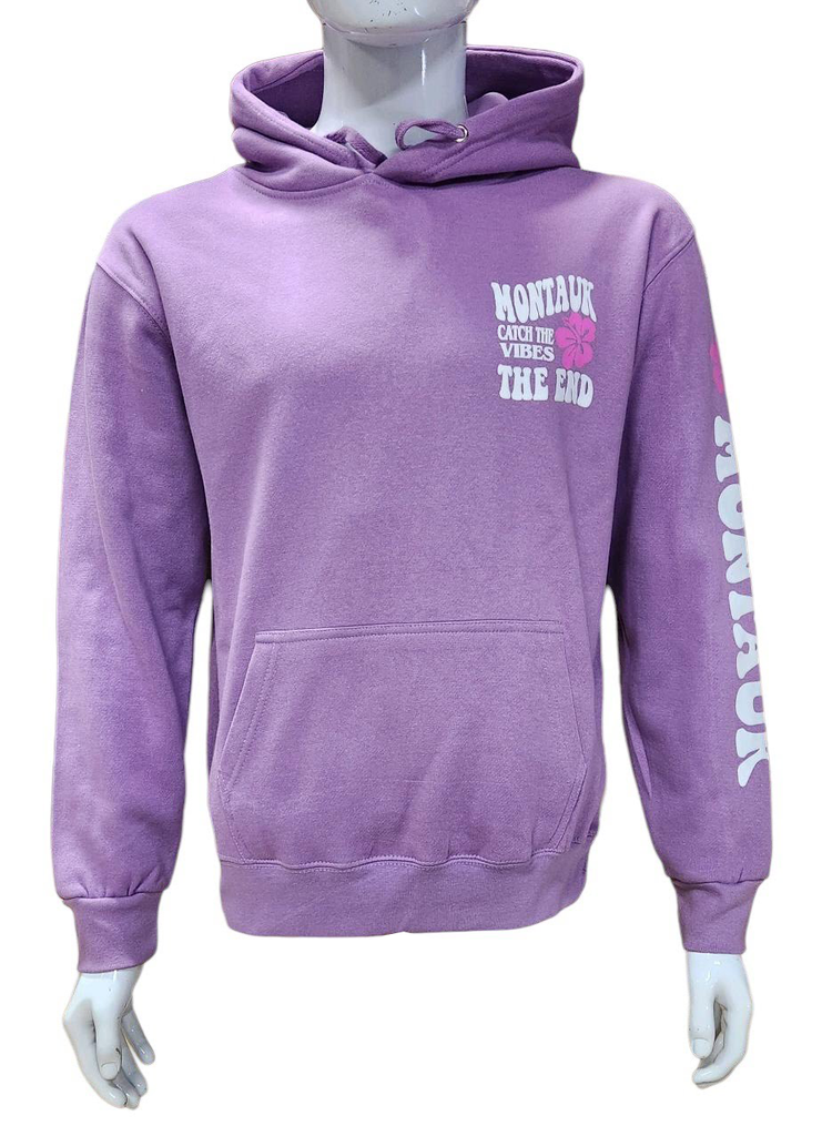 Adult Unisex Montauk The End Catch the Vibes Pullover Hoodie