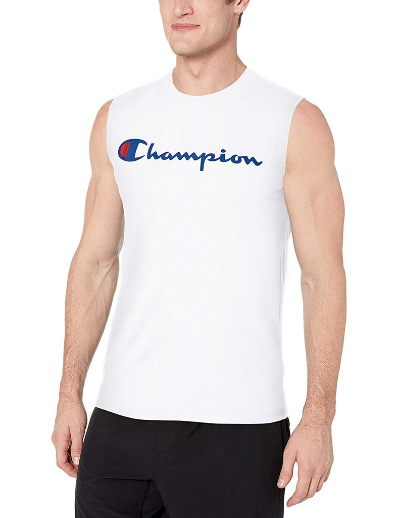Champion Men's Classic Jersey Muscle Tee - Scarlet - 2XL
