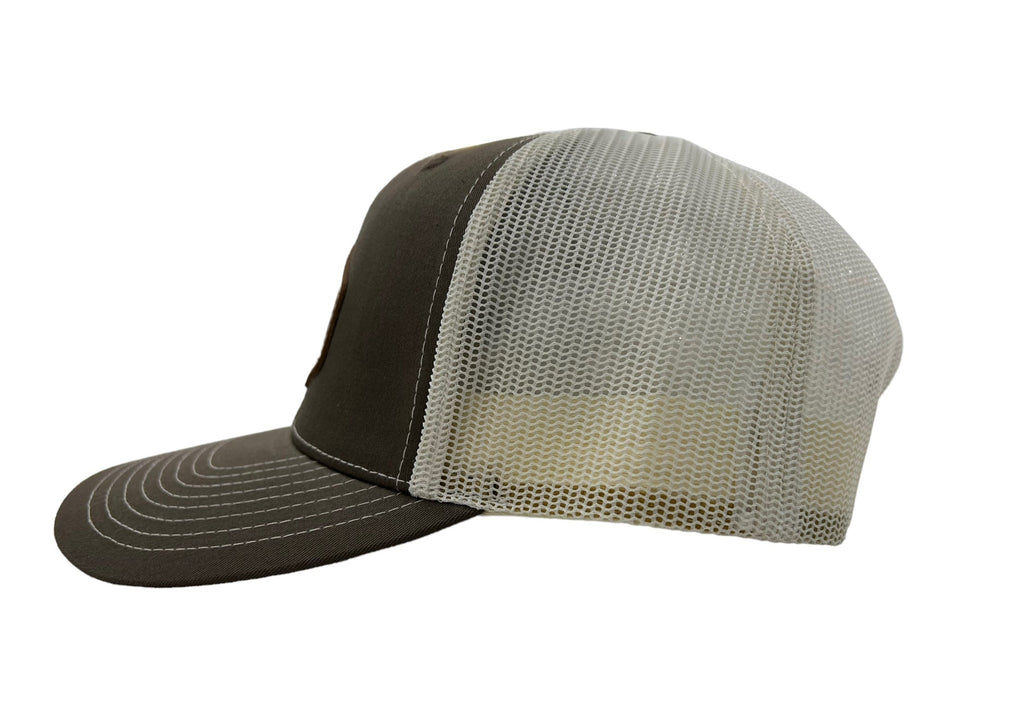 Montauk Surf and Sports The End Wave Leather Ostrich Style Hat in Brown
