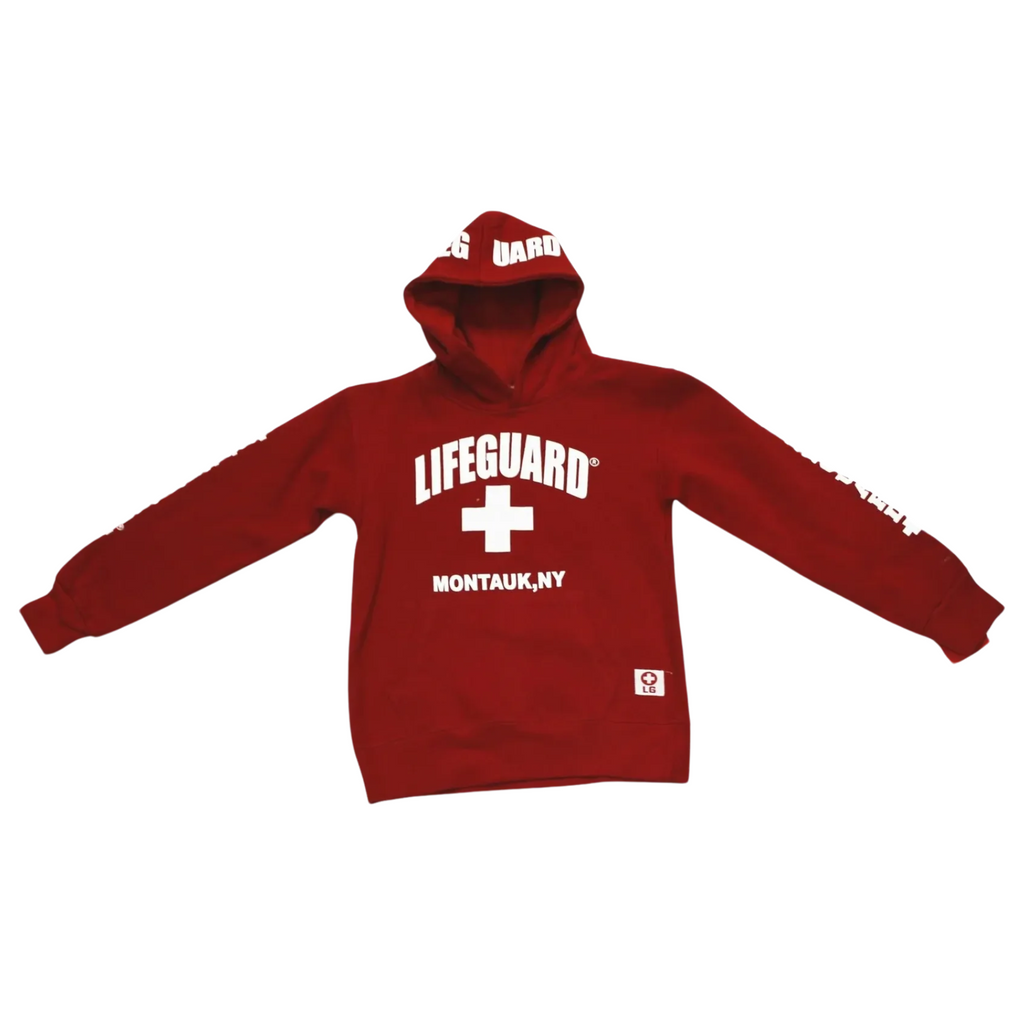 Youth Lifeguard Montauk NY Pullover Hoodie