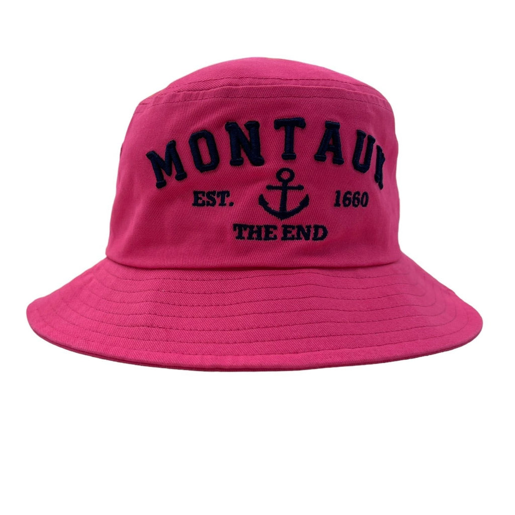 Youth Unisex Montauk The End Anchor Embroidered Bucket Hat