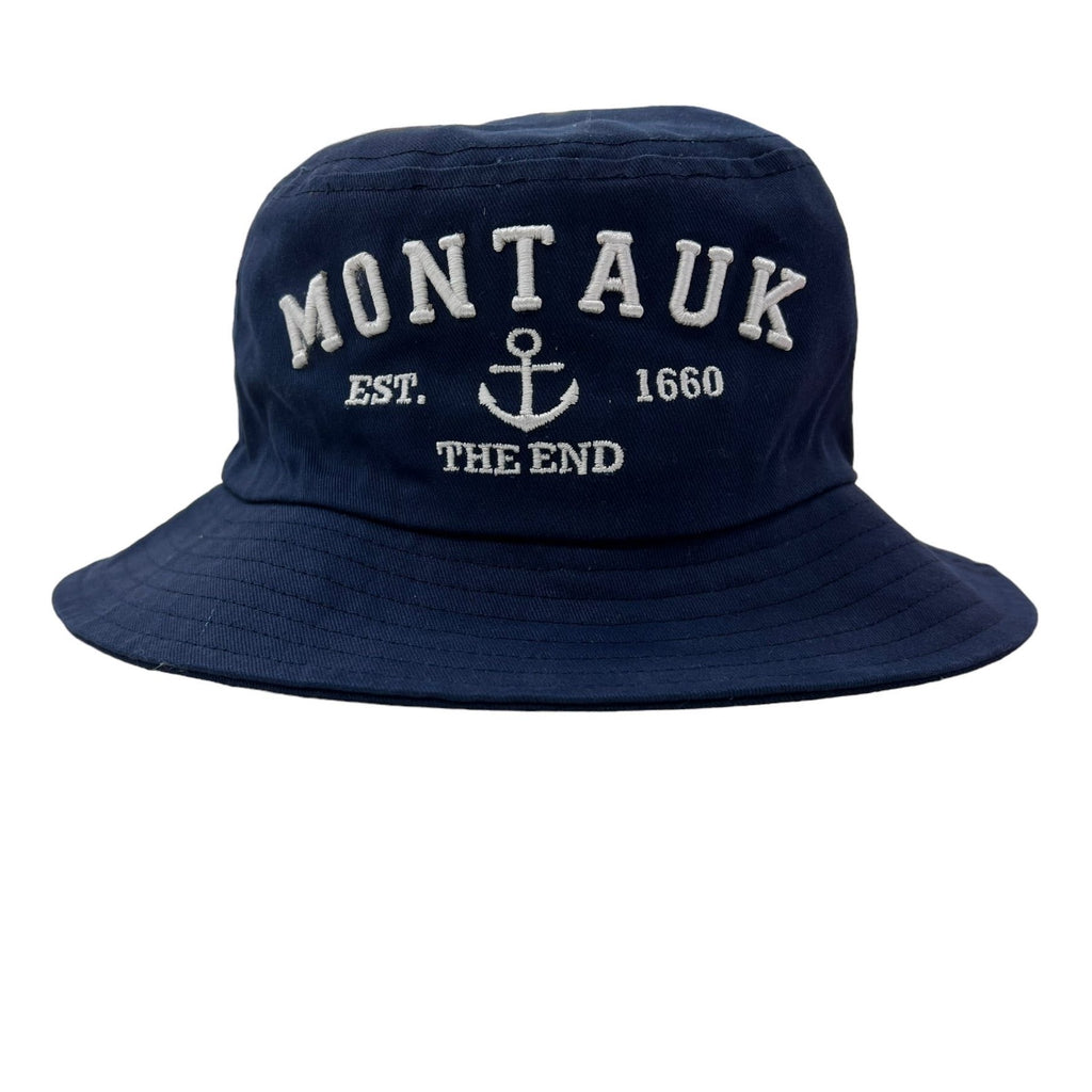 Youth Unisex Montauk The End Anchor Embroidered Bucket Hat