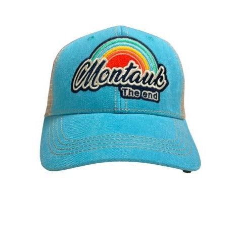 Montauk Surf and Sports Embroidered Montauk The End Sunset Logo
