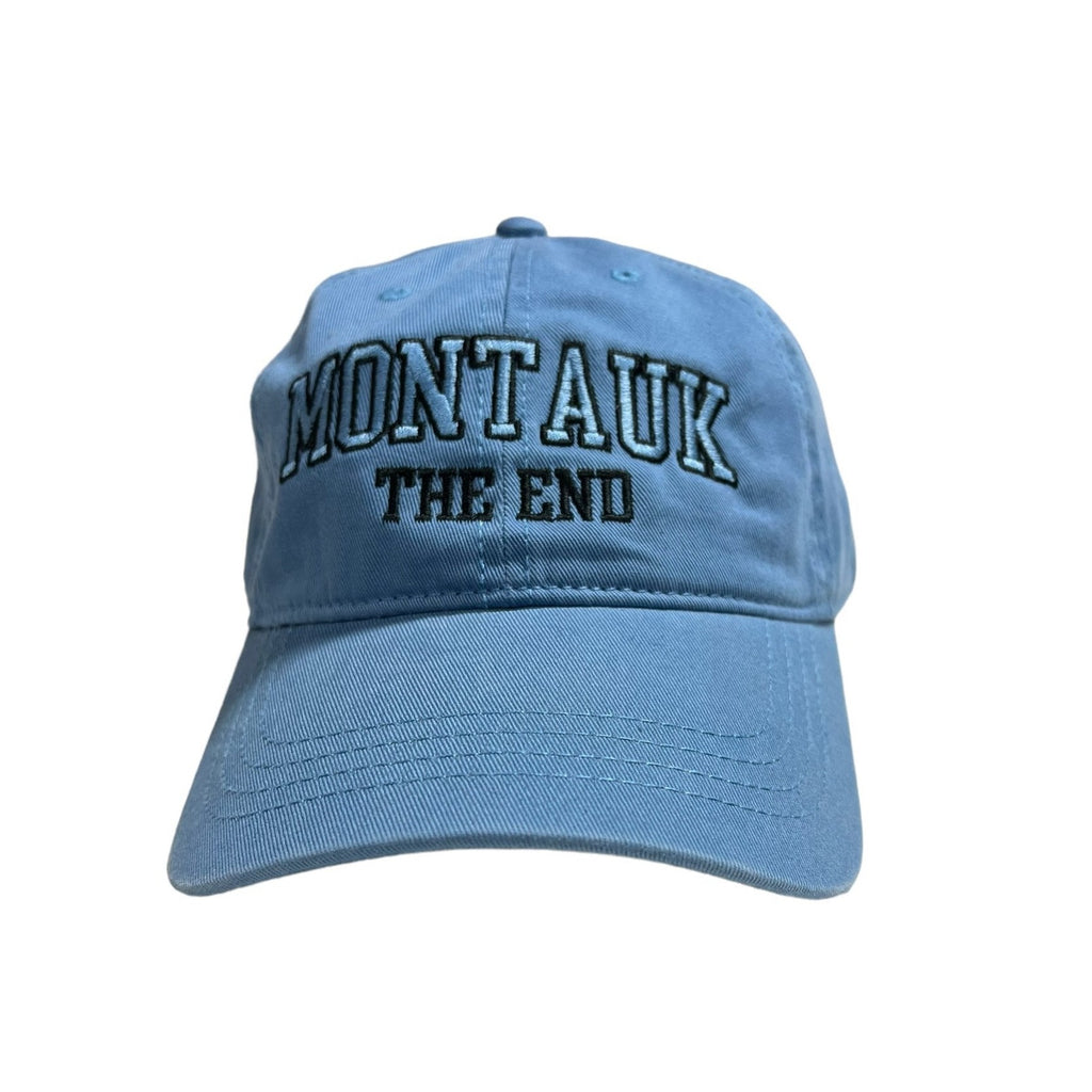 Unisex Embroidered Montauk The End Adjustable Hat
