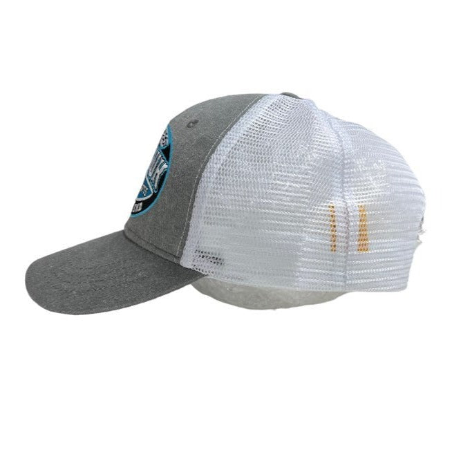 Montauk Surf and Sports Branded Trucker Hat in Grey