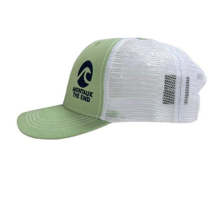 Montauk Surf and Sports Montauk The End Wave Logo in Green