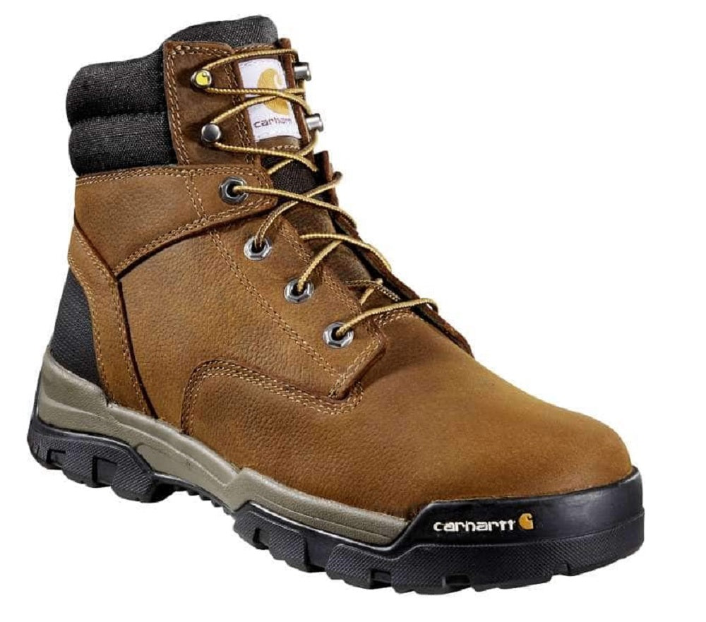 Carhartt Mens Ground Force Work Boots, Adult, Bison Brown Oil Tan, Adult