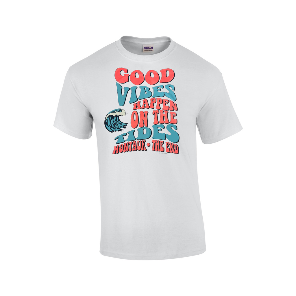 Montauk Surf and Sports Do It Your Way Good Vibes Adult Short Sleeve Shirt