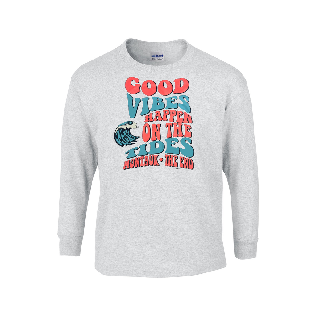 Montauk Surf and Sports Do It Your Way Good Vibes Adult Long Sleeve Shirt