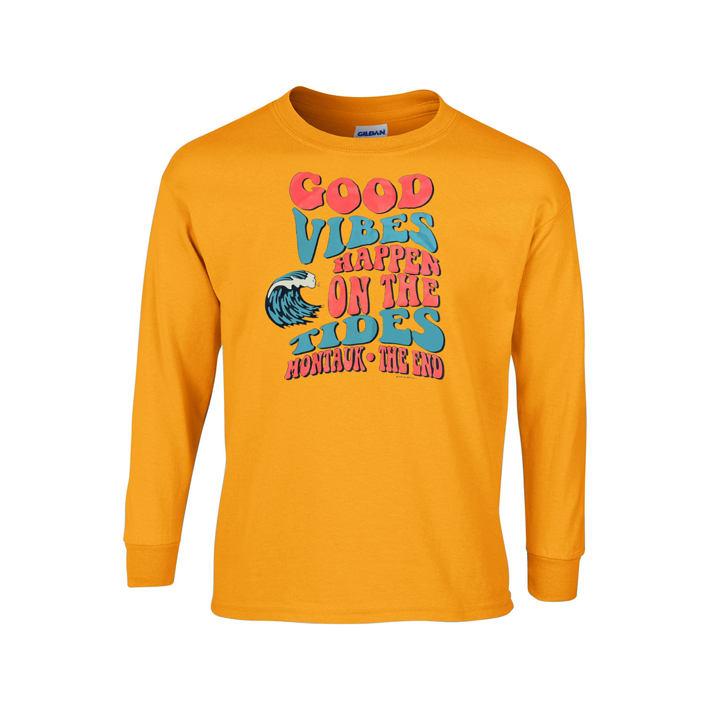 Montauk Surf and Sports Do It Your Way Good Vibes Adult Long Sleeve Shirt