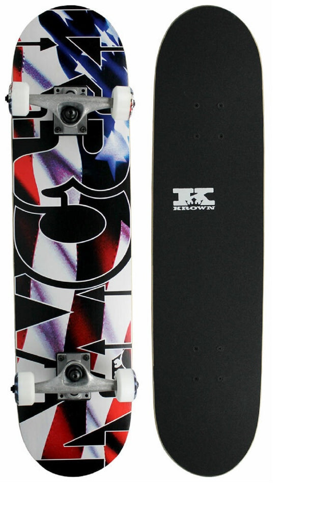 Krown Unisex United Complete Skateboard, Adult, Multi, OS