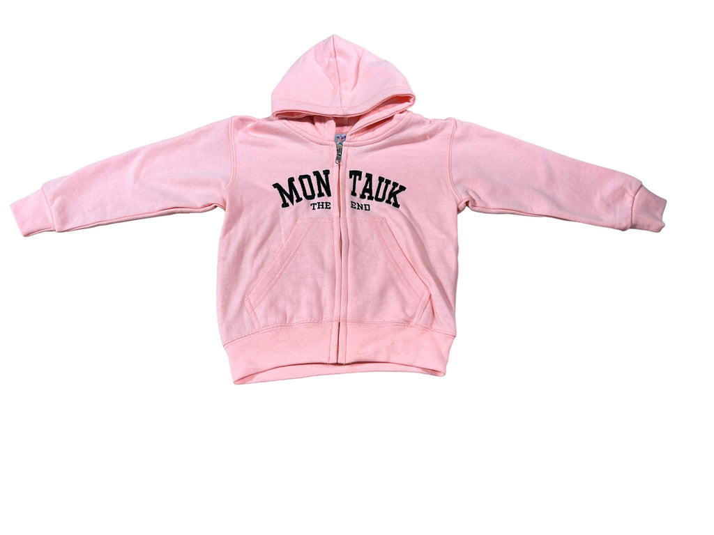 Toddler Happy Kids Montauk The End Embroidered Zip-Up Hoodie