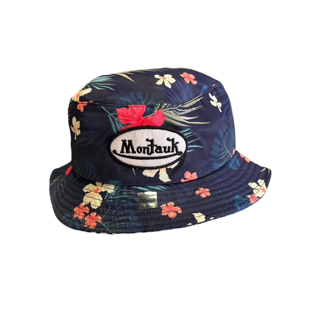 Montauk Embroidered Bucket Hat in a Floral Design