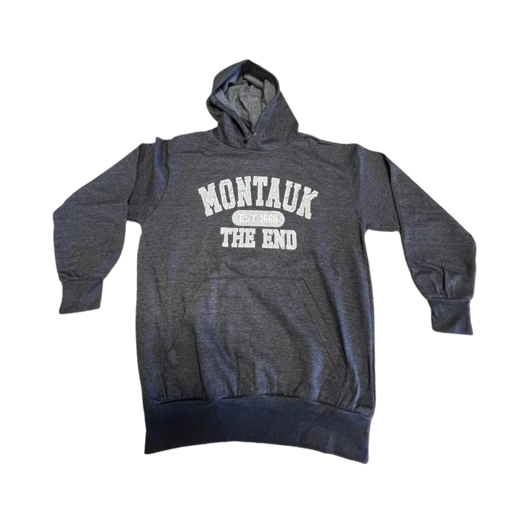 Adult Montauk The End Est 1660 MV Sport Pullover Hoodie in Navy