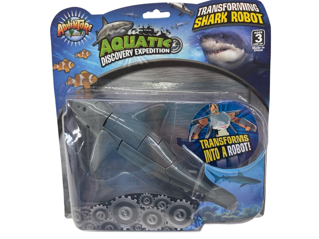 Fun Stuff Adventure Planet Transforming Shark Robot