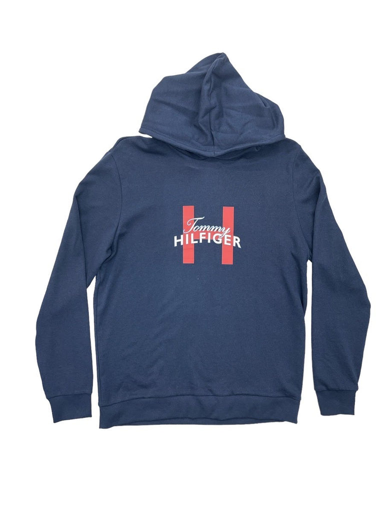 Tommy Hilfiger Hooded Pullover in Navy