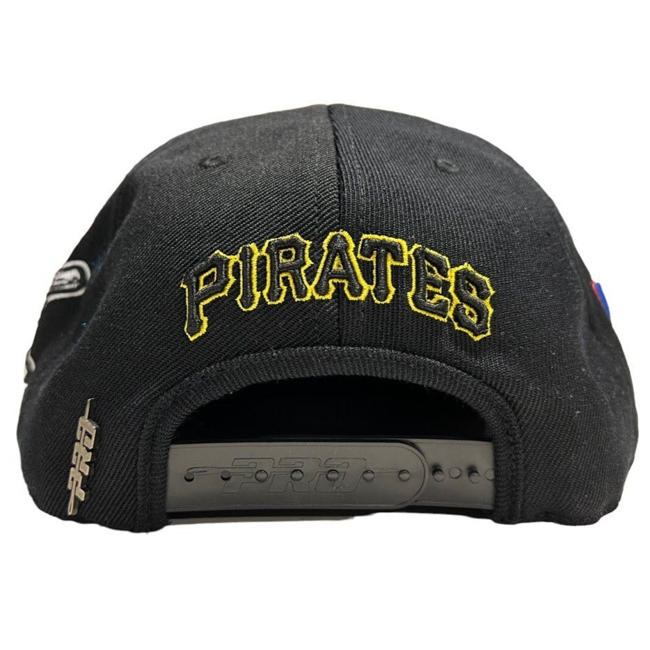 Pro Standard Unisex Pittsburg Pirates Snapback Hat in Black