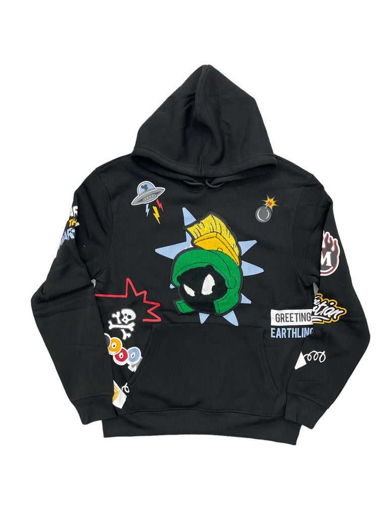 Southpole Adult Looney Tunes Marvin the Martian Hooded Pullover