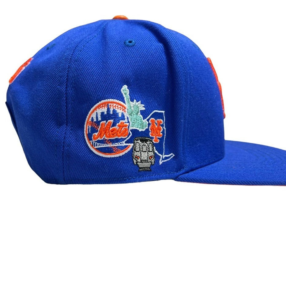 Pro Standard Unisex New York Mets - NY Style Snapback Hat in Royal Blue