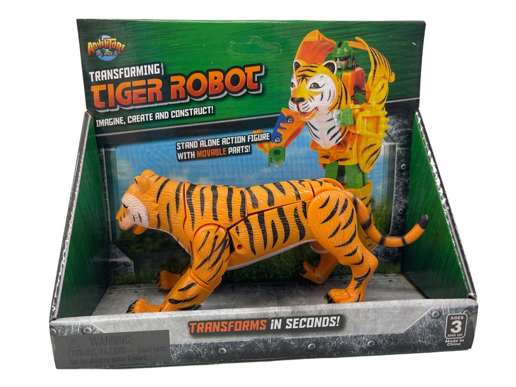 Fun Stuff Adventure Planet Transforming Tiger Robot