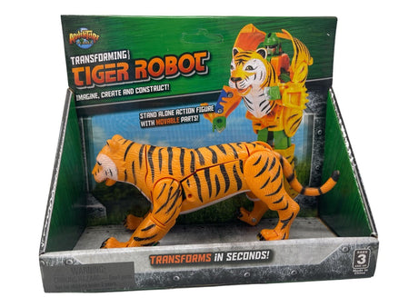 Transforming tiger robot fashion