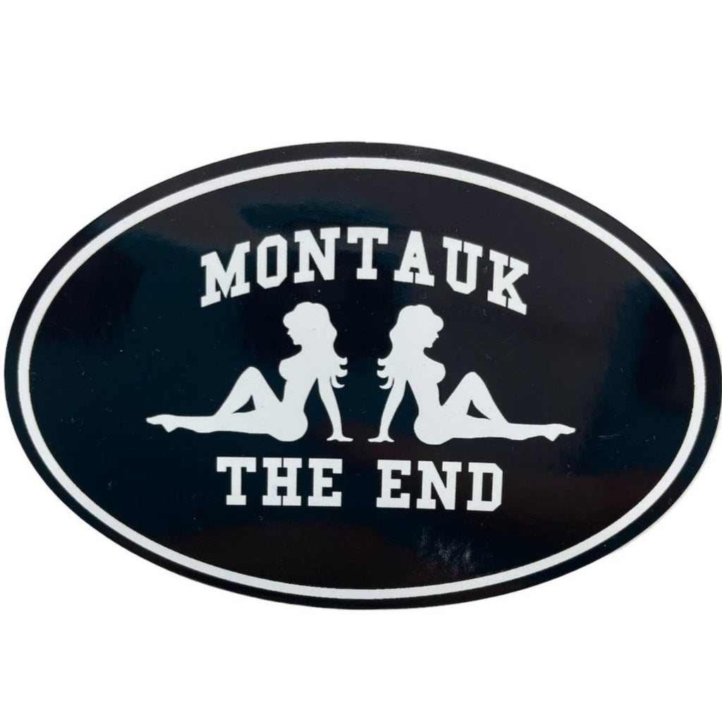 Montauk The End Kappa Unisex Logo Sticker