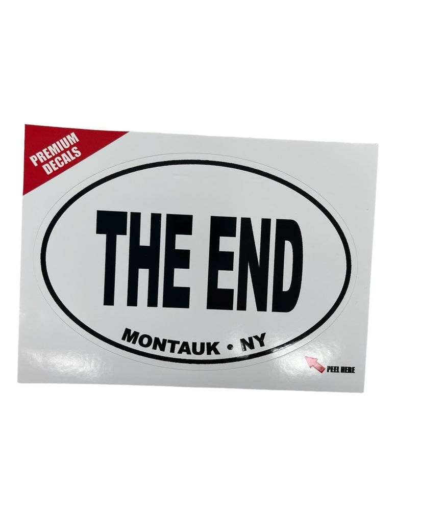 The End Montauk NY Sticker