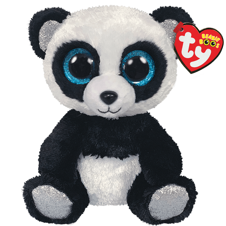TY Bamboo the Black and White Panda Beanie Boo