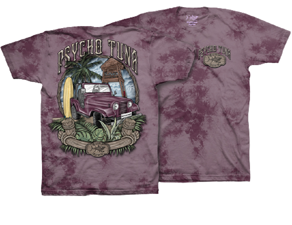 Psycho Tuna Mens Surf City Tee, Adult